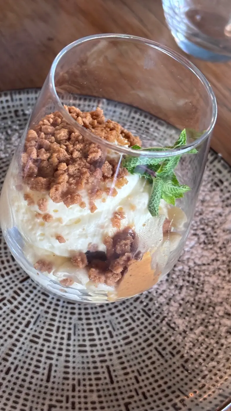 Verrine de mascarpone au spéculoos